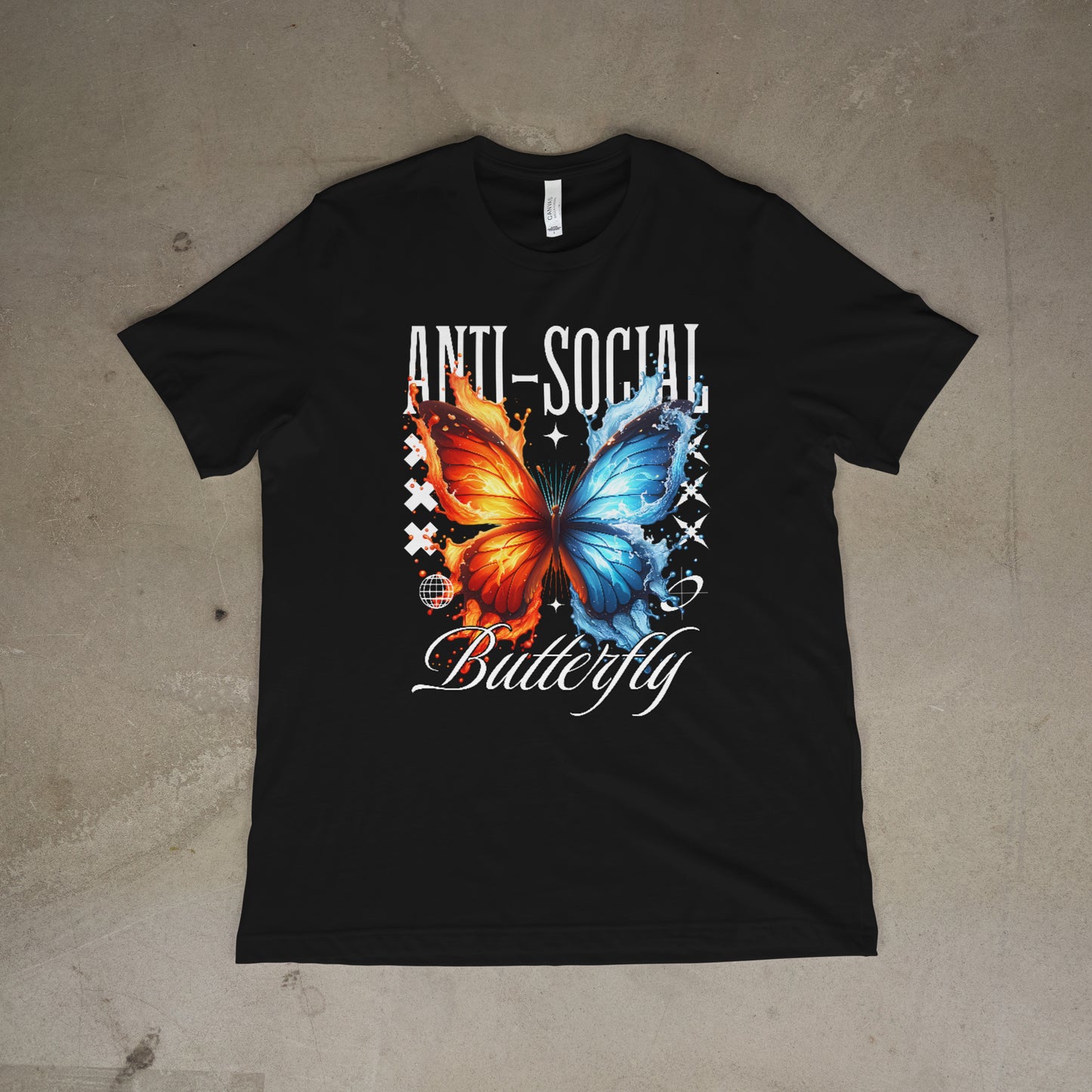 Short Sleeve- Anti Social Butterfly