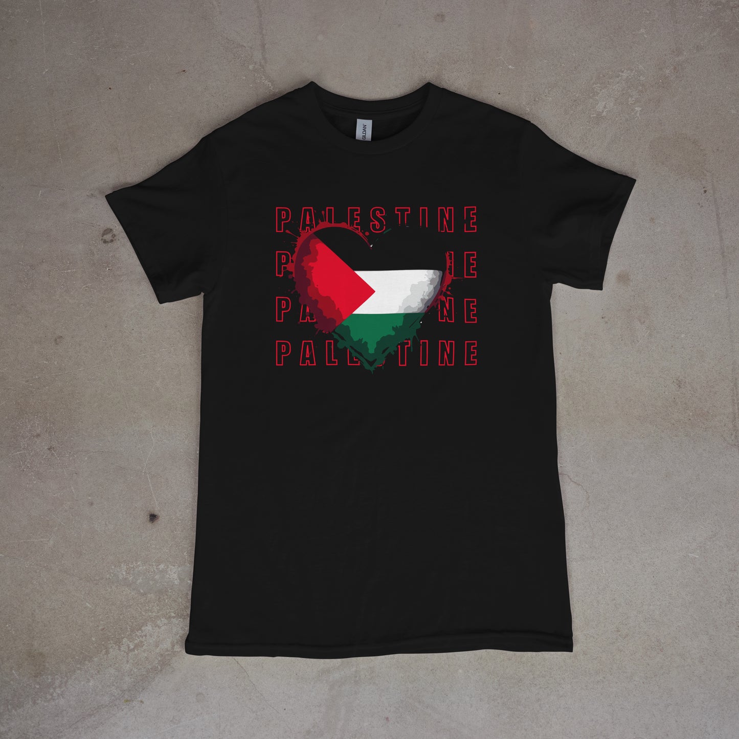 Short Sleeve- "Palestine heart"