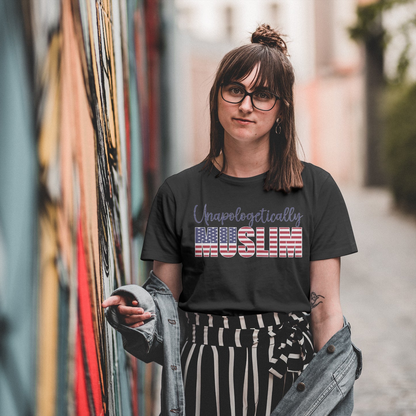 Short Sleeve/ Long sleeve -Custom - ANY COUNTRY- Unapologetically Muslim